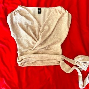 Wrap around dressy shirt, never been worn